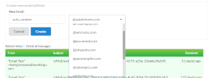 creating a new email address